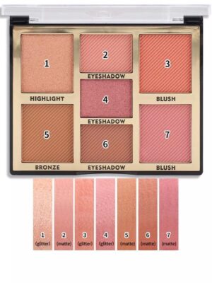 Miss Rose 7 Color Face Palette