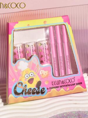 Kevin & Coco Cheese Set (Lipsticks & Lip Liner)