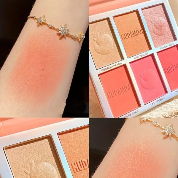 Huda Moji Bellini Blush And Highlighter Palette - Image 3