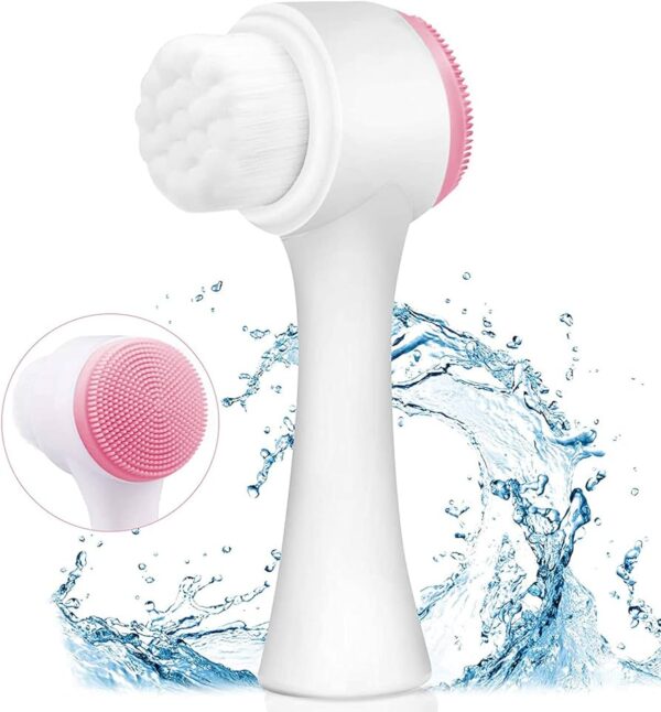 2 In 1 Double Sided Facial Cleaning Massager High Quality - 1Pc