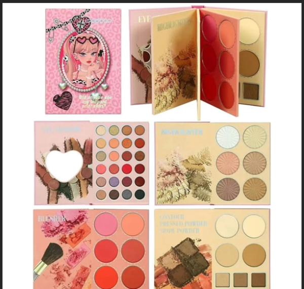 4 Pages Book Shape Matte Eyeshadow Palette Brand IGOO DCO - Image 9