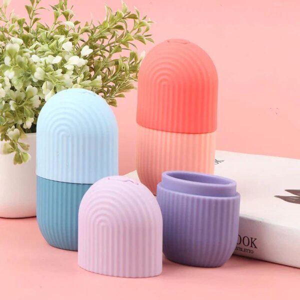 Silicone Ice Cube Trays Beauty Lifting Ice Ball Face Massager Contouring Eye Roller Facial Treatment Reduce Acne Skin Care Tool