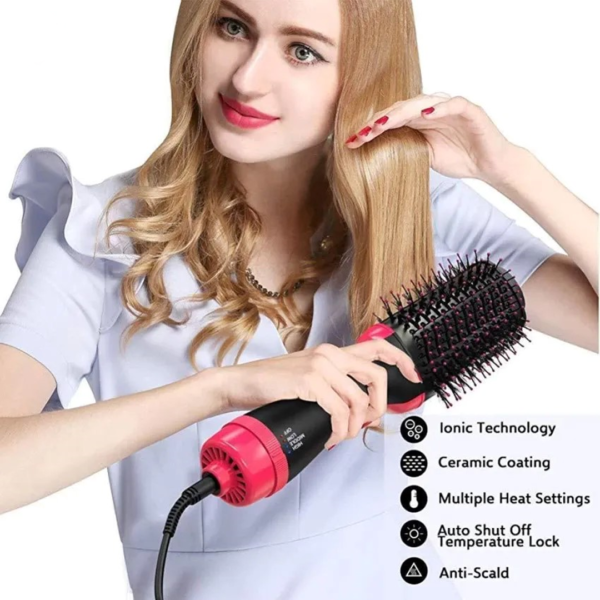 Fast Hair Straightener Dryer Comb Brush for Girls/ Woman Fast Hair Dryer with Hair Straightening Comb for Girls - Image 2