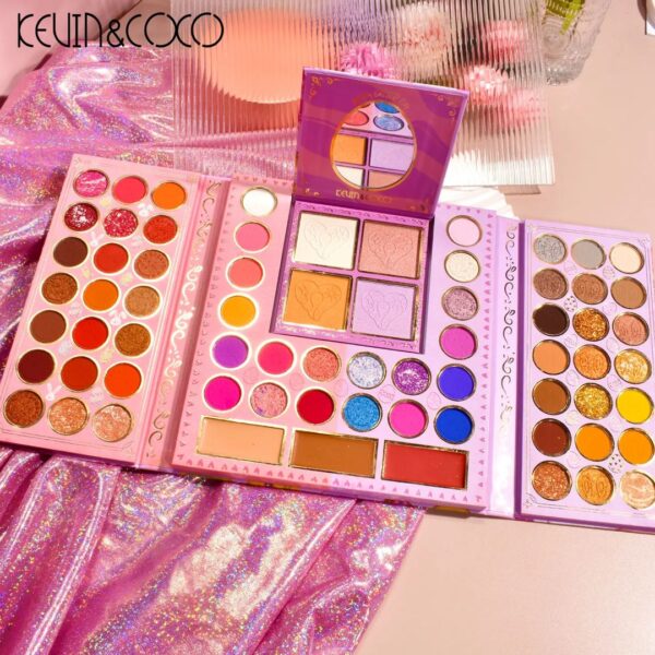 KEVIN & COCO 69 Color Face & Eye Shadow Palette - Image 2