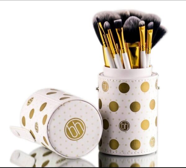 BH Cosmetics Dot Collection 11 Pcs Brush Set – White