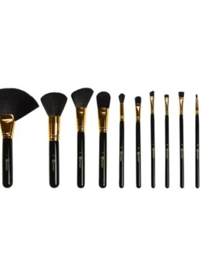 BH Cosmetics Dot Collection 11 Pcs Brush Set - Black